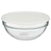 Round Lunch Box with Lid Pasabahce Chefs White 1,135 L (4 Units)