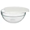 Round Lunch Box with Lid Pasabahce Chefs White 1,135 L (4 Units)