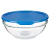 Круглая коробочка для завтраков с крышкой Pasabahce Chefs Синий 1,135 L (4 штук)