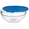 Круглая коробочка для завтраков с крышкой Pasabahce Chefs Синий 1,135 L (4 штук)