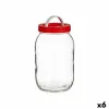 яс Vivalto Красный Прозрачный 2 L Крышка с ручкой (6 штук)