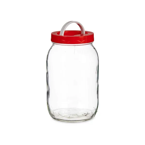 яс Vivalto Красный Прозрачный 2 L Крышка с ручкой (6 штук)