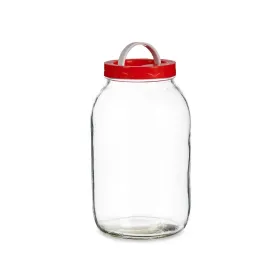 яс Vivalto Красный Прозрачный 3 L Крышка с ручкой (6 штук)