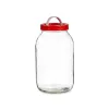 яс Vivalto Красный Прозрачный 3 L Крышка с ручкой (6 штук)