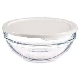 Круглая коробочка для завтраков с крышкой Pasabahce Chefs Белый 595 ml (6 штук)