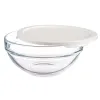 Круглая коробочка для завтраков с крышкой Pasabahce Chefs Белый 595 ml (6 штук)