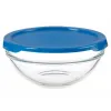 Круглая коробочка для завтраков с крышкой Pasabahce Chefs Синий 595 ml (6 штук)