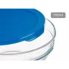 Круглая коробочка для завтраков с крышкой Pasabahce Chefs Синий 595 ml (6 штук)