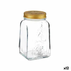 яс Pasabahce Homemade Прозрачный Позолоченный 1 L (12 штук)