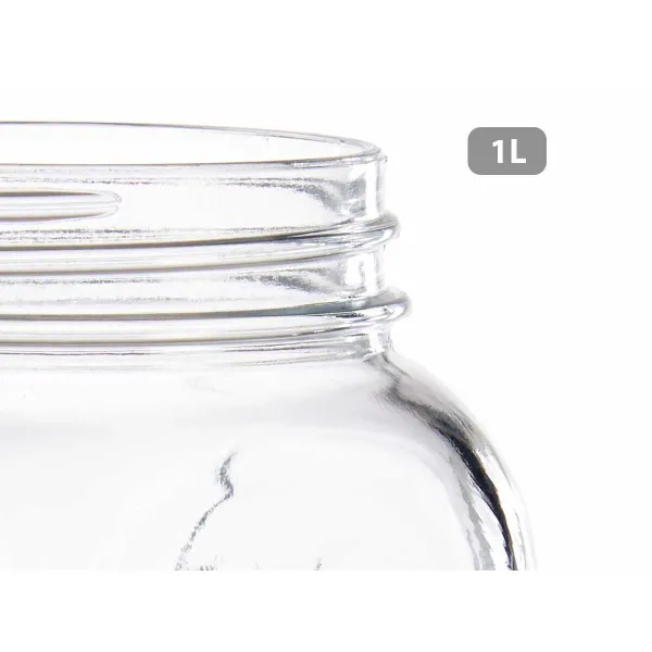 яс Pasabahce Homemade Прозрачный Позолоченный 1 L (12 штук)