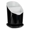 Cutlery Drainer Kinvara White Black Plastic 12 x 19 x 12,5 cm Dinner suit (12 Units)