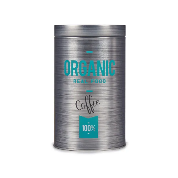 Uzglabāšanas Kārba Kinvara Organic Pelēks Alva 10,4 x 18,2 x 10,4 cm Kafija (24 gb.)
