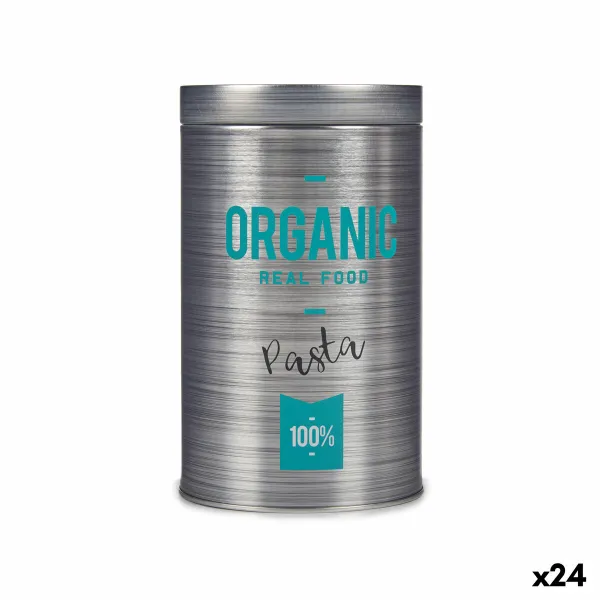 Purkki Kinvara Organic Harmaa Tina 10,4 x 18,2 x 10,4 cm Massa (24 osaa)