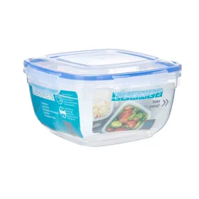 Hermetiška priešpiečių dėžutė Leknes Skaidrus Plastmasinis Kvadratai 2,4 L (12 vnt.)