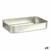 Cepamveidne Kinvara Sudrabains Alumīnijs 23,5 x 6 x 36 cm 36 x 6 x 23,5 cm (12 gb.)