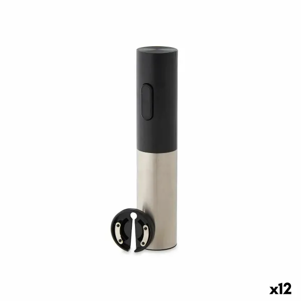 Elektriskais korķviļķis vīna pudelēm Kinvara Tērauds Plastmasa 4,6 x 22,8 x 4,6 cm (12 gb.)