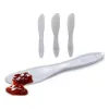 Peilių rinkinys Kinvara Balta Plastmasinis 18 x 10 x 1 cm 18 x 3,5 x 1 cm 3 Dalys (12 vnt.)
