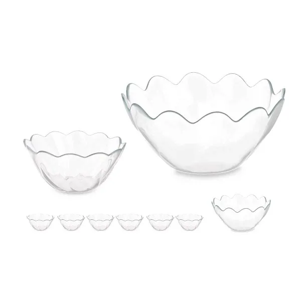 Набор мисок Pasabahce Hasir Прозрачный Cтекло 31 x 25,5 x 24,5 cm (2 штук)
