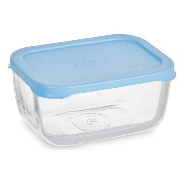 Pusdienu kastīte Pasabahce Snow Zils Caurspīdīgs Stikls Polietilēns 420 ml (12 gb.)