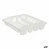 Draining Rack for Kitchen Sink Kinvara White 46 x 8 x 37,5 cm (12 Units)