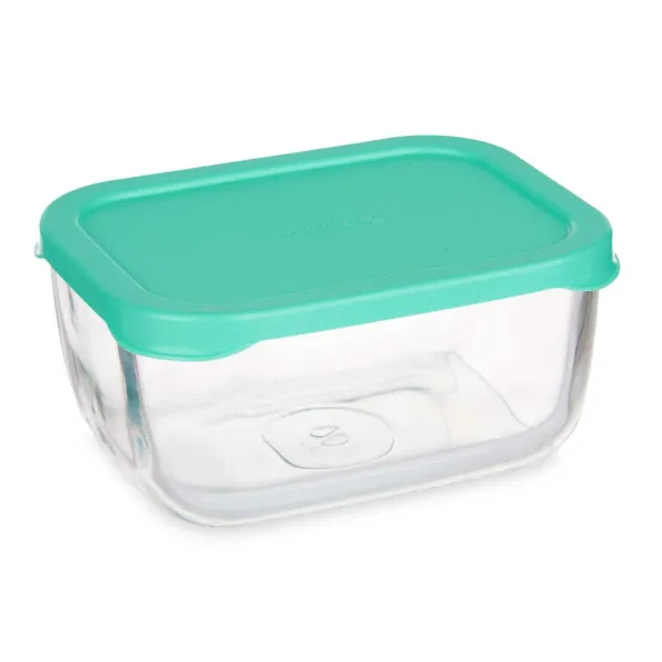 Судок Pasabahce SNOW BOX Зеленый Прозрачный Cтекло полиэтилен 420 ml (12 штук)