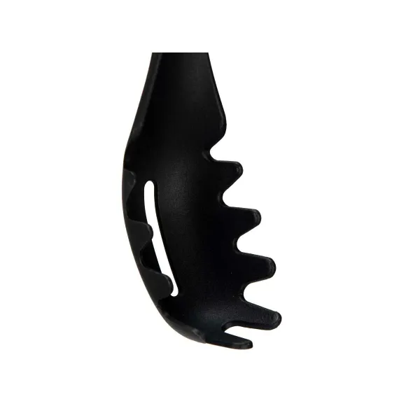 Pasta Spoon Kinvara Black Natural Wood Plastic 6 x 33,5 x 6 cm 6 x 33,5 cm (12 Units)