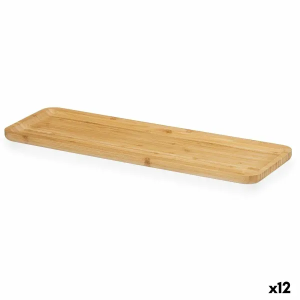 Snack tray Kinvara Brown 46 x 1,6 x 15 cm Aperitif (12 Units)