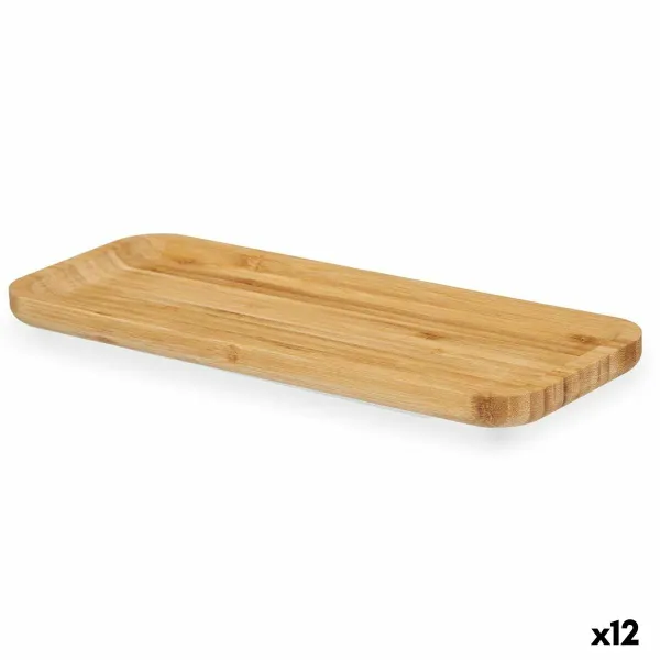 Snack tray Kinvara Brown 29,5 x 1,6 x 11,5 cm Aperitif (12 Units)
