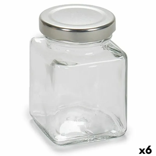 Stiklainis Vivalto Skaidrus Sidabras 100 ml (6 vnt.)