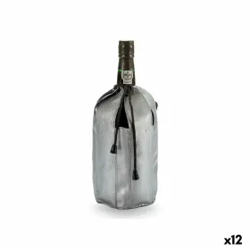 Охладитель для Бутылок Kinvara Серый PVC Пластик 12 x 12 x 21,5 cm 20 x 3 x 10 cm 9 x 21 x 4,5 cm 21 x 3,5 x 9 cm (12 штук)