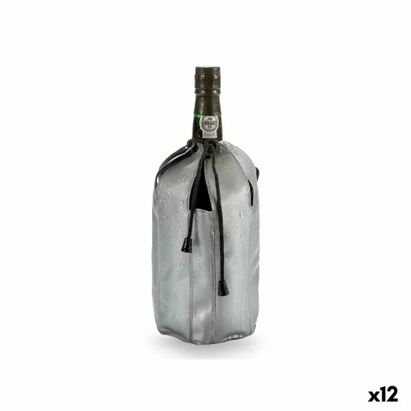 butelių šaldiklis Kinvara Pilka PVC Plastmasinis 12 x 12 x 21,5 cm 20 x 3 x 10 cm 9 x 21 x 4,5 cm 21 x 3,5 x 9 cm (12 vnt.)