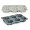 Kēksu Paplāte Kinvara Gaiši pelēks Tumši pelēks 25,5 x 3 x 17,5 cm Mafini (6 gb.)