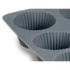 Muffin Tray Kinvara Light grey Dark grey 22 x 3 x 22 cm Magdalenas (6 Units)