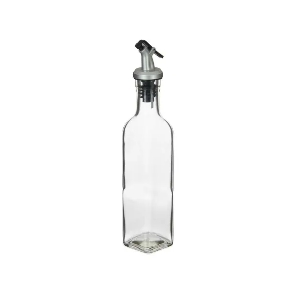 Indelis aliejui Vivalto Skaidrus stiklas Silikoninis Plienas polipropileno Plastmasinis 250 ml 5 x 24,5 x 5 cm (12 vnt.)