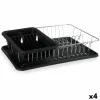 Draining Rack for Kitchen Sink Kinvara Black 43,5 x 11 x 33,5 cm (4 Units)