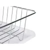 Draining Rack for Kitchen Sink Kinvara White 43,5 x 11 x 33,5 cm (4 Units)