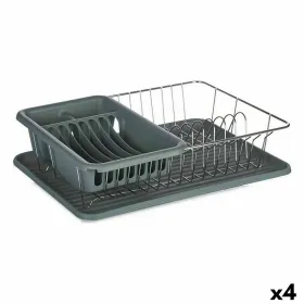 Сушилка для мойки Kinvara Серый 43,5 x 11 x 33,5 cm (4 штук)