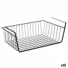 Kori keittiöhyllyyn Kinvara Musta Metalli Rauta 42 x 14 x 26 cm 45 x 32 x 28 cm (12 osaa)