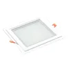 Recessed square LED luminaire with glass "VESTA" 18W