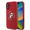 Karl Lagerfeld Silicone Karl & Choupette Ring MagSafe - Case iPhone 16 (red)