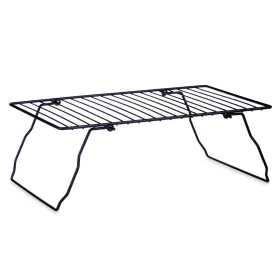 Складная полка Kinvara Чёрный 37.5 x 23 x 13 cm 37 x 3,5 x 23,5 cm 37,5 x 3,5 x 24 cm 24 x 37,5 x 24,5 cm (8 штук)