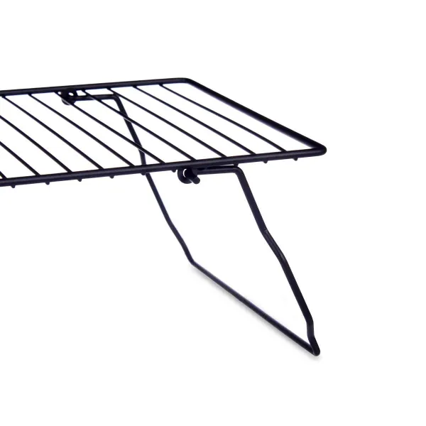 Складная полка Kinvara Чёрный 37.5 x 23 x 13 cm 37 x 3,5 x 23,5 cm 37,5 x 3,5 x 24 cm 24 x 37,5 x 24,5 cm (8 штук)