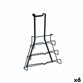 Подставка для кухонных принадлежностей Kinvara Металл Железо 27 x 37 x 9 cm 27 x 35,5 x 9 cm Крышка для сковороды (6 штук)