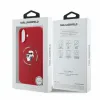 Karl Lagerfeld Silicone Karl & Choupette Ring MagSafe - Case iPhone 16 (red)