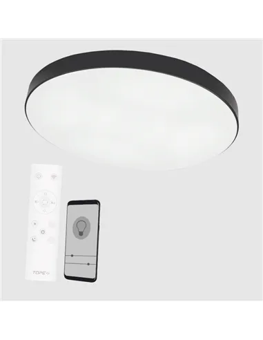 Ceiling luminaire "BOSTON" 2x60W black LED