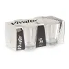 Стакан Vivalto Прозрачный Cтекло 85 ml Кафе (24 штук)