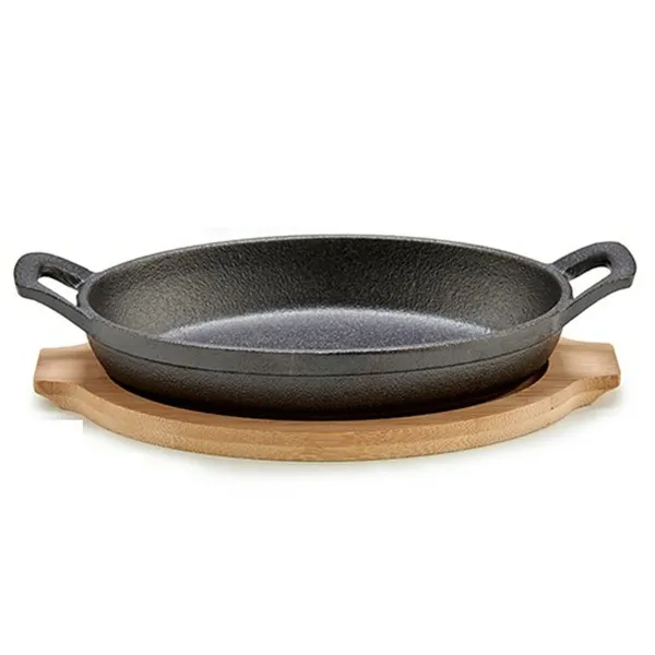 Tapasten tarjoiluvuoka Kinvara Ruskea Harmaa Puu 22,5 x 4,5 x 12,5 cm 12,5 x 5 x 22,2 cm (12 osaa)