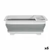 Sulankstoma virtuvinė džiovykla Kinvara Balta Pilka polipropileno TPR 37,9 x 29,3 x 12 cm 38 x 5,4 x 29 cm 29,3 x 5,4 x 37,9 cm 
