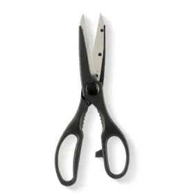 Кухонные ножницы Kinvara Чёрный Серебристый Нержавеющая сталь 7,5 x 21 x 1 cm (12 штук)