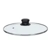 Pan lid Kinvara Transparent Silver Metal Glass Stainless steel Crystal Steel 22 cm 22,5 x 6 x 22,5 cm 22,5 x 5 x 22,5 cm (12 Uni